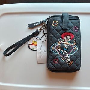 Vera Bradley blue/grey smartphone Wristlet with Toy Story Jesse NWT